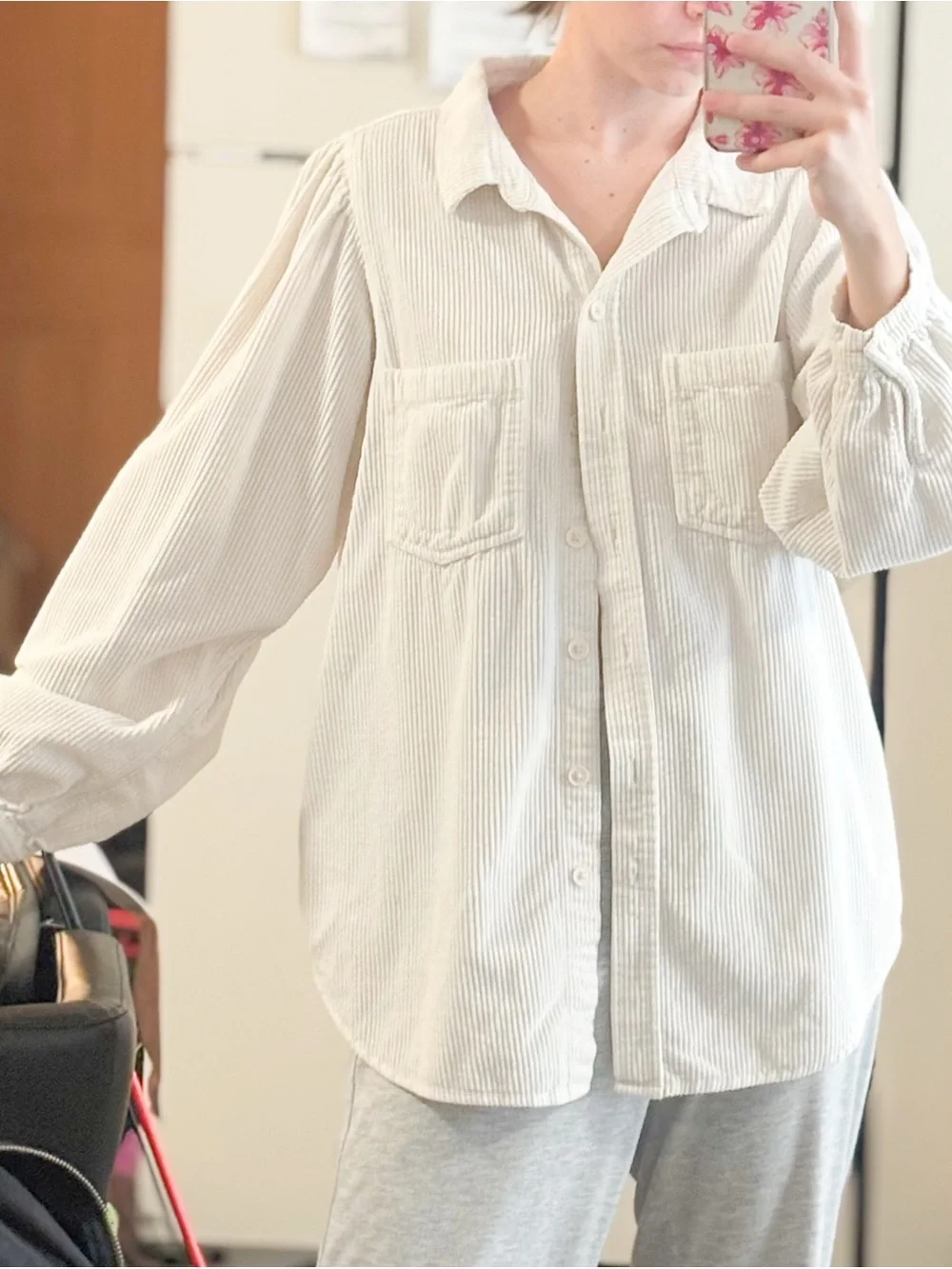 American Eagle Corduroy Button Up Shirt